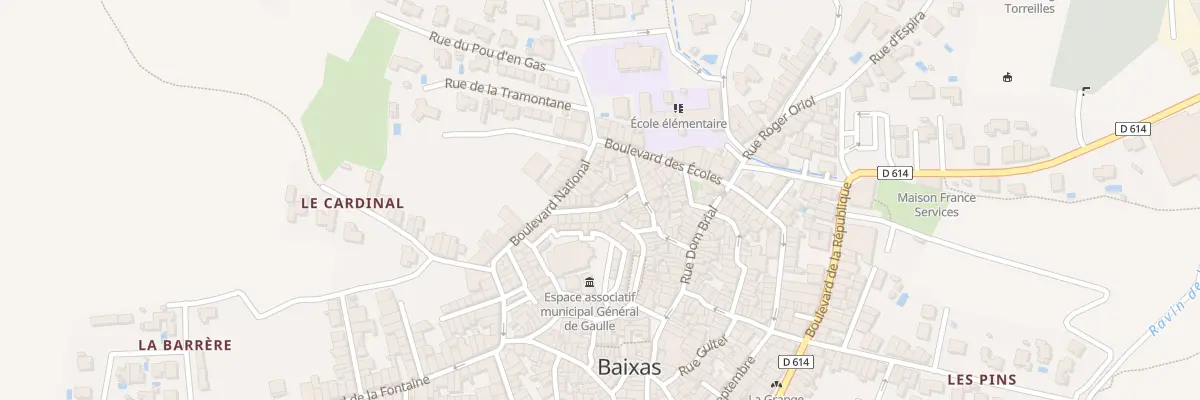 Plan du 8 Rue du Rossignol à Baixas