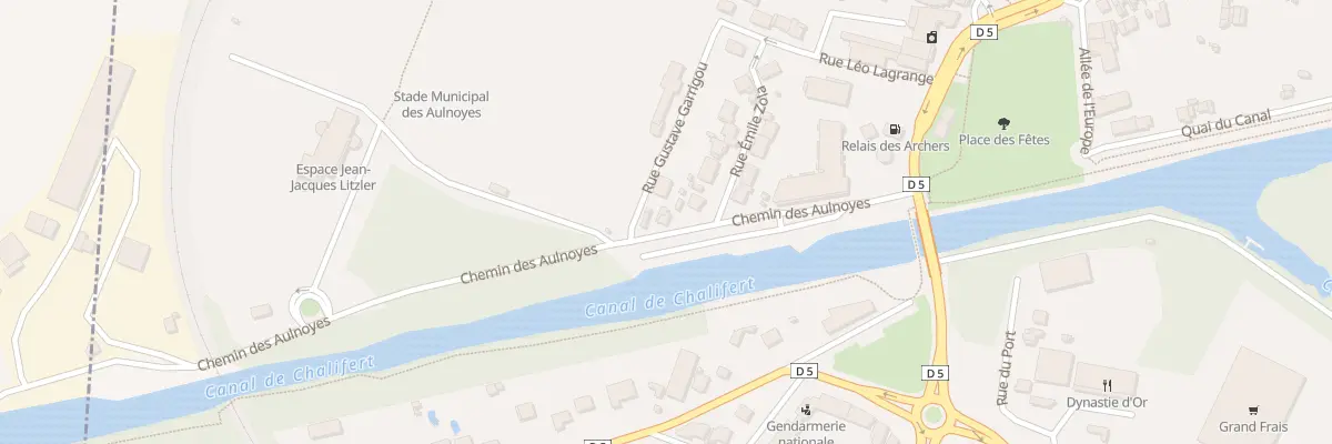 Plan du 12 Che des Aulnoyes à Esbly