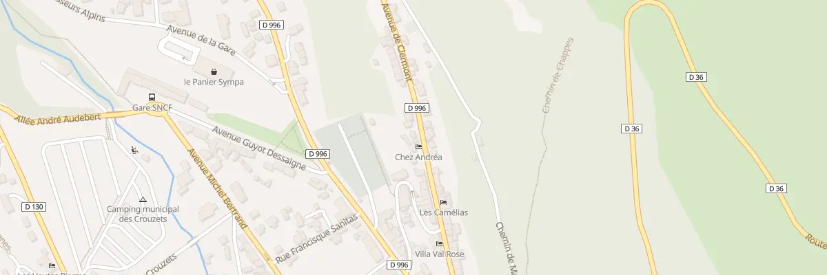 Plan du 6213 Av de Clermont à Mont-Dore
