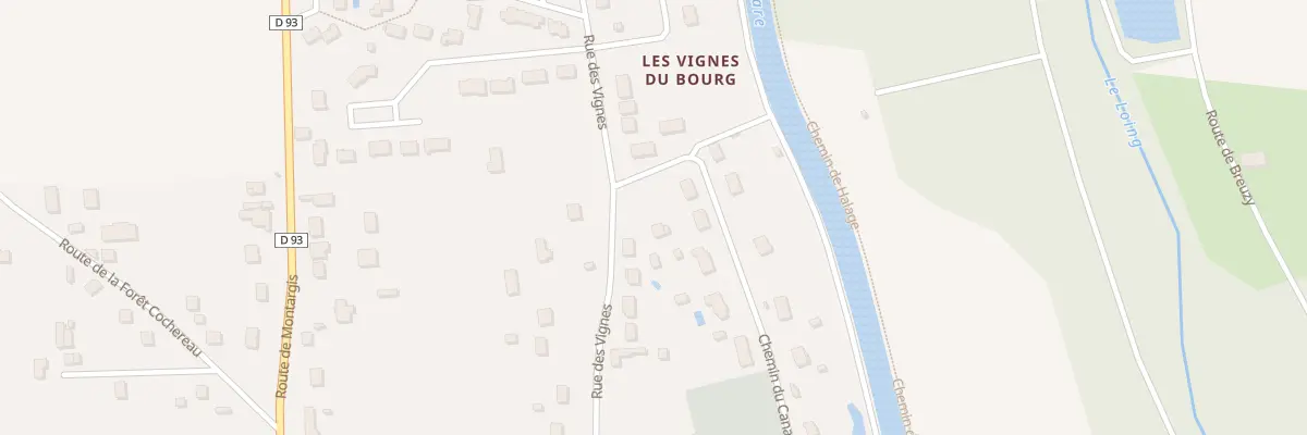 Plan du 5210 Les Vignes du Bourg à Montcresson
