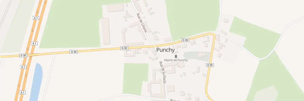 Plan du 2 Rue de la Place à Punchy