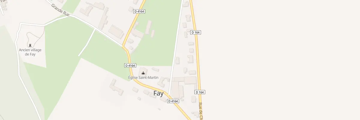 Plan du 15B Rue de Chaulnes à Fay