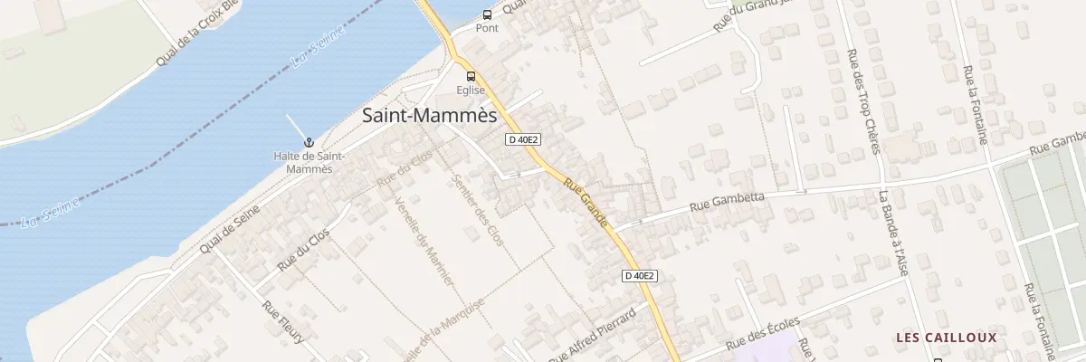 Plan du 22 Rue Grande à Saint-Mammès