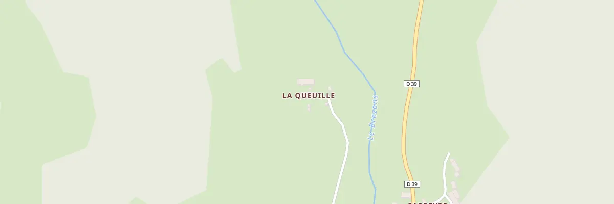 Plan du 52 La Queuille à Brezons