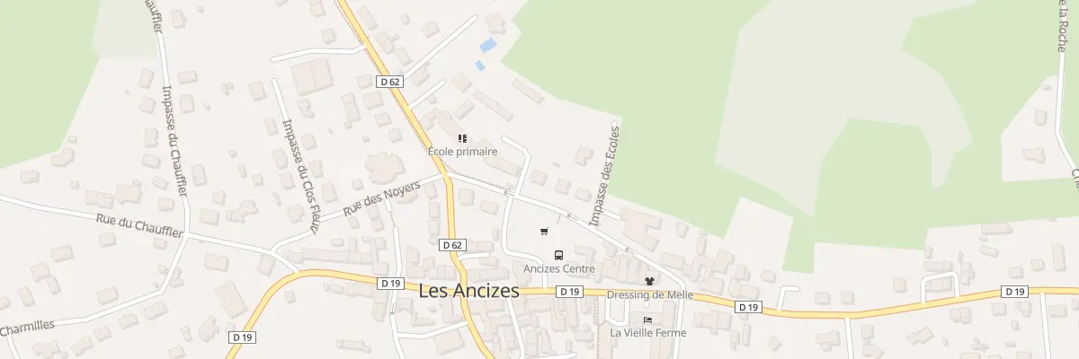 Plan du 9002 Rue des Écoles aux Ancizes-Comps