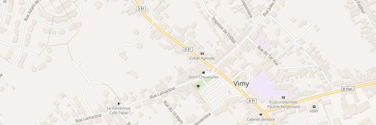 Plan du 4 Rue Victor Hugo à Vimy