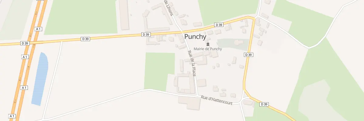 Plan du 8 Rue de la Place à Punchy