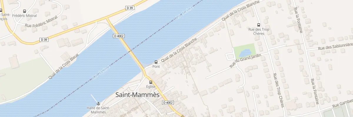 Plan du 12B Quai de la Croix Blanche à Saint-Mammès