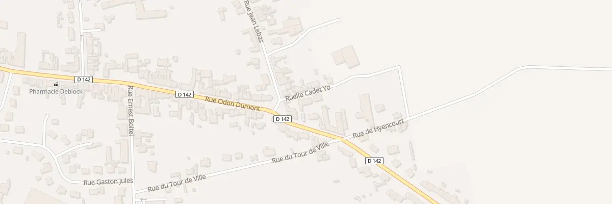 Plan du 2 Rle Cadet Yo à Chaulnes