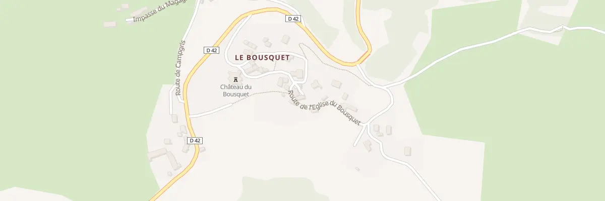 Plan du 5301 Le Bousquet à Montpeyroux