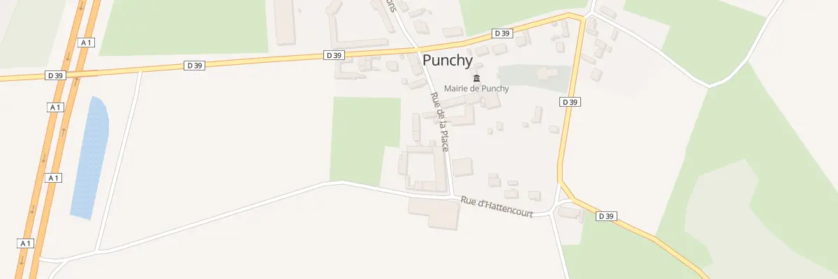 Plan du 10 Rue de la Place à Punchy