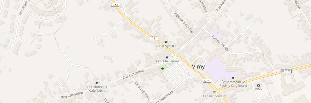 Plan du 2B Rue Victor Hugo à Vimy