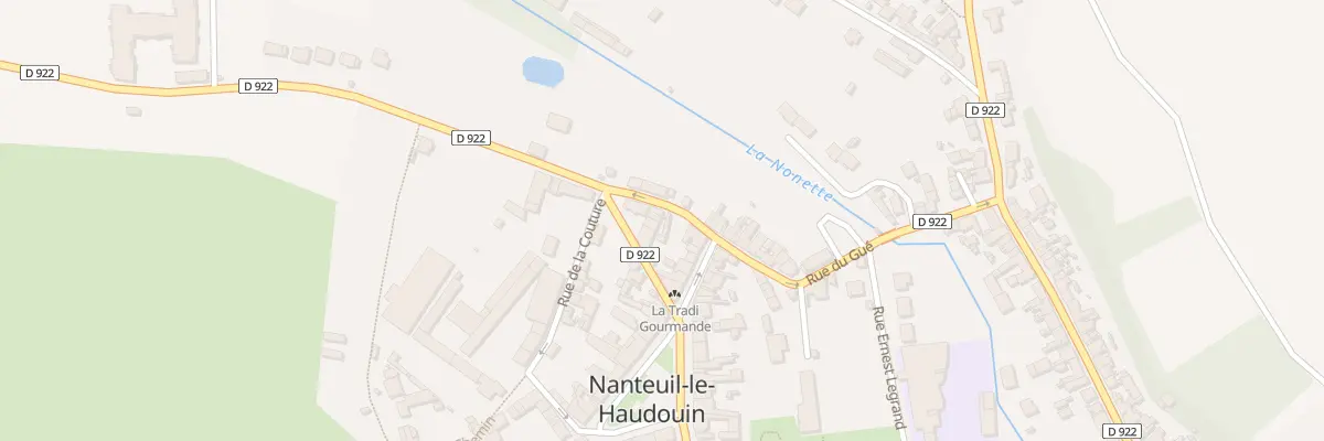 Plan du 25B Rue du Gué à Nanteuil-le-Haudouin