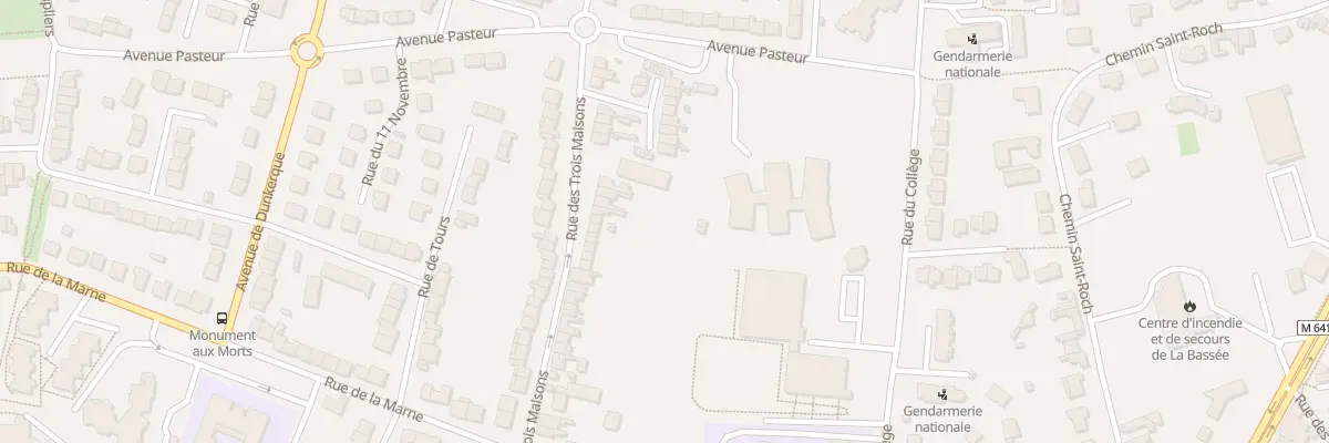 Plan du 132 Rue des Trois Maisons à La Bassée