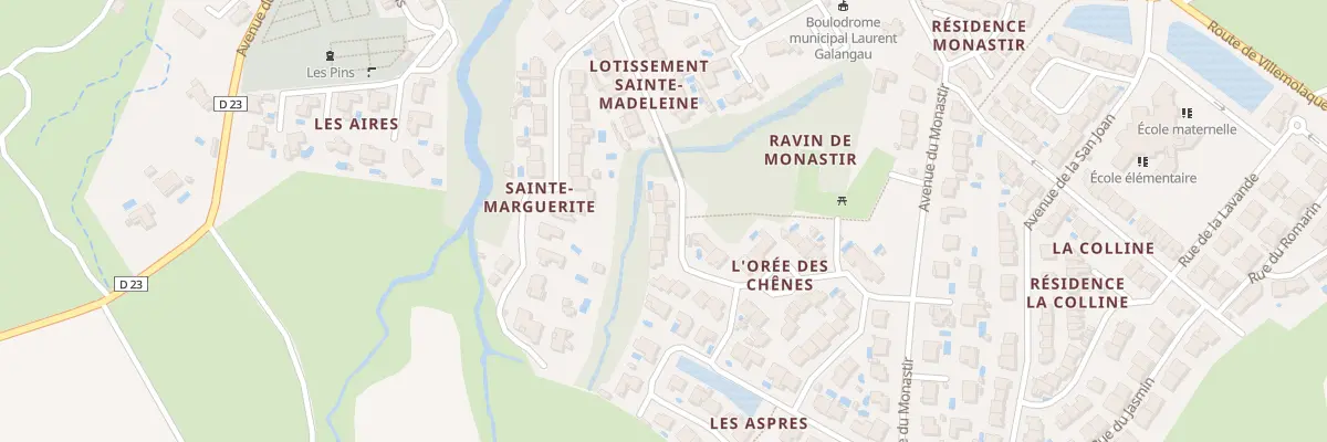 Plan du 27 Rue de L’ Oree des Chenes à Trouillas
