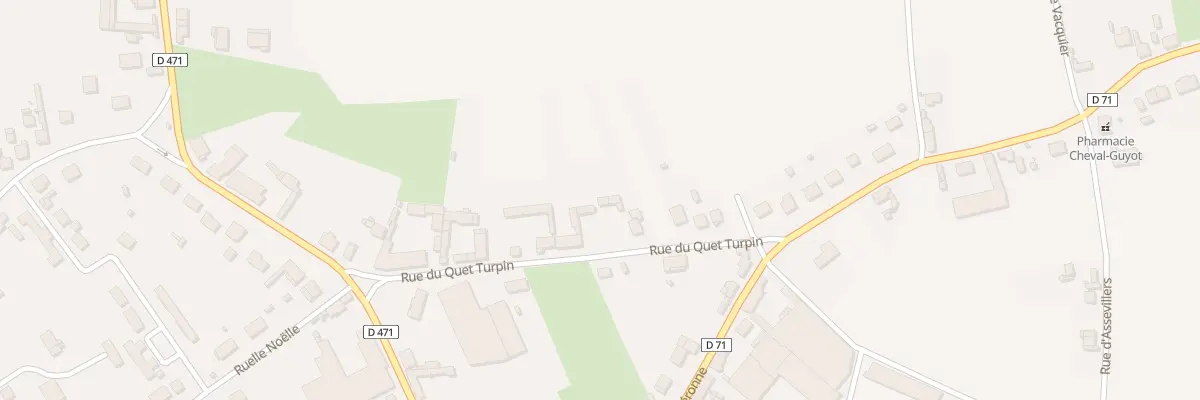 Plan du 9 Rue du Quet Turpin à Dompierre-Becquincourt