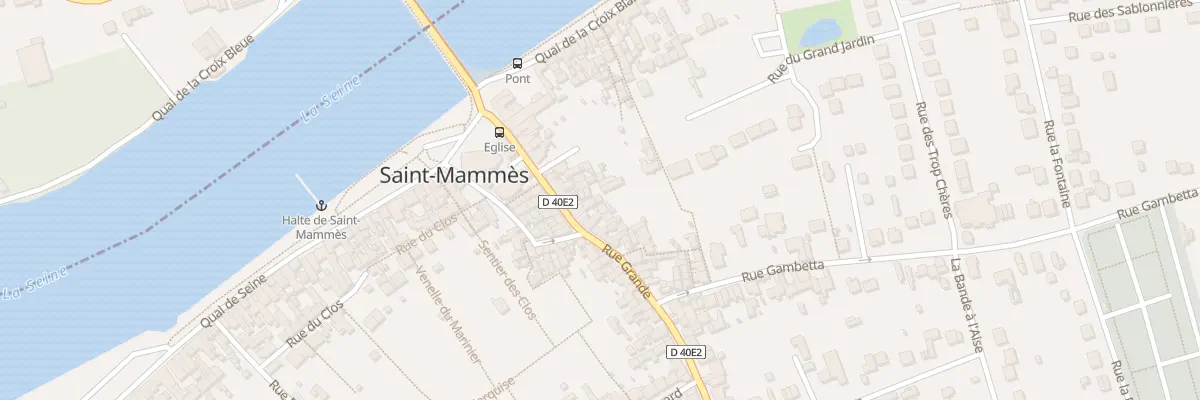 Plan du 33 Rue Grande à Saint-Mammès