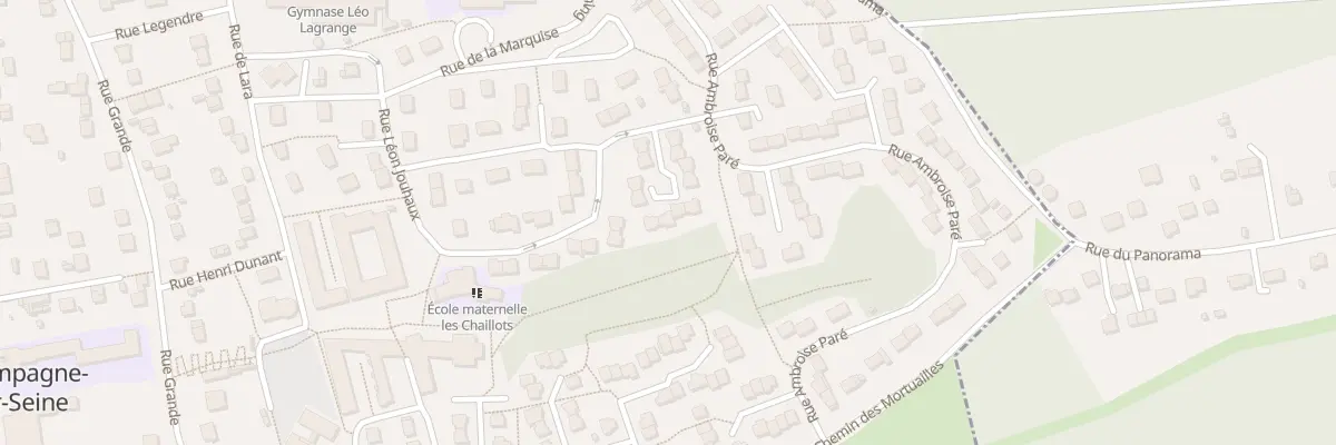 Plan du 11 Rue des Vignes à Champagne-sur-Seine
