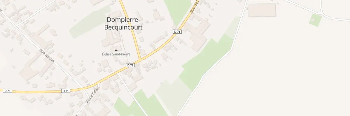 Plan du 8 Rue de Péronne à Dompierre-Becquincourt