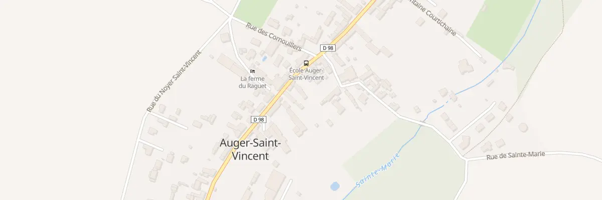 Plan du 5T Rue du Raguet à Auger-Saint-Vincent
