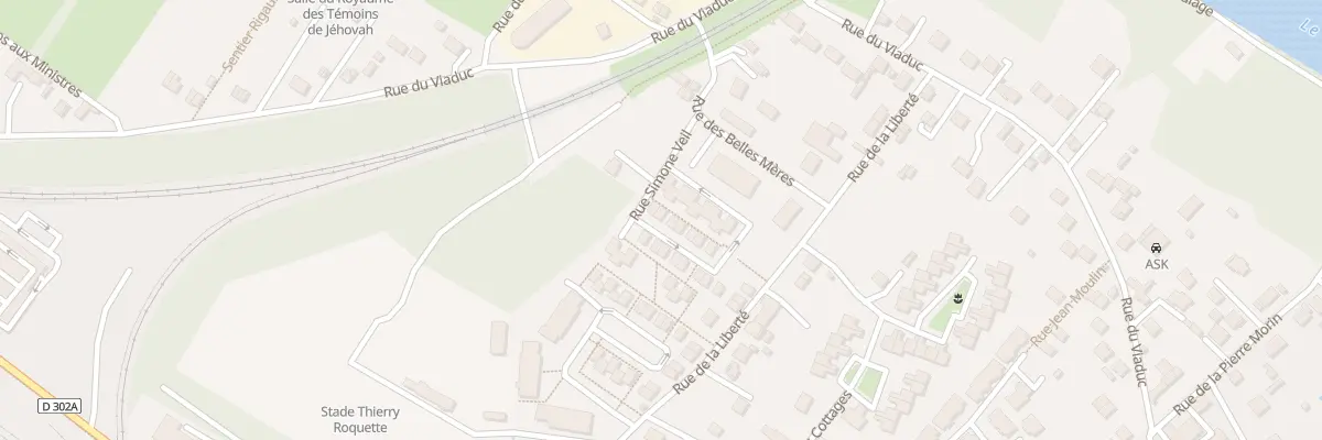 Plan du 3 Rue Simone Veil à Moret-Loing-et-Orvanne
