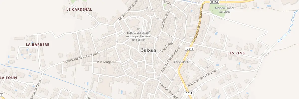Plan du 4 Rue Bailly à Baixas
