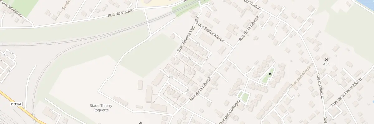 Plan du 8 Rue Simone Veil à Moret-Loing-et-Orvanne