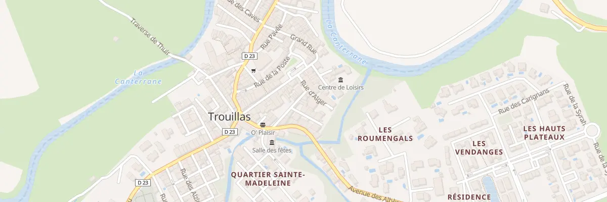 Plan du 11 Rue d’Alger à Trouillas