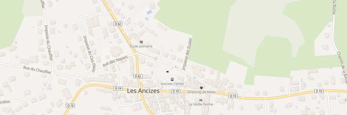Plan du 9003 Rue des Écoles aux Ancizes-Comps