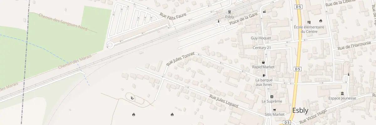 Plan du 25 Rue Jules Tonnet à Esbly