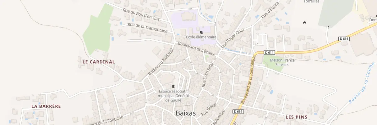Plan du 9 Rue Pasteur à Baixas