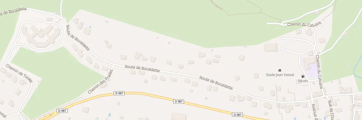Plan du 32 Rte de Boraldette à Saint-Côme-d’Olt