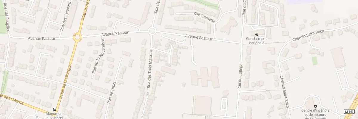 Plan du 150 Rue des Trois Maisons à La Bassée