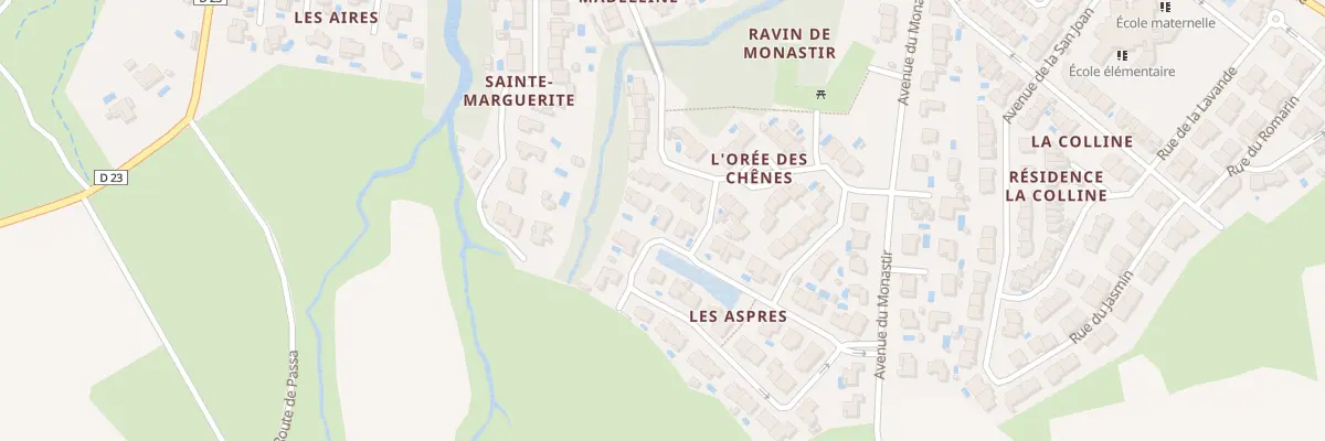Plan du 19 Lot Les Aspres à Trouillas