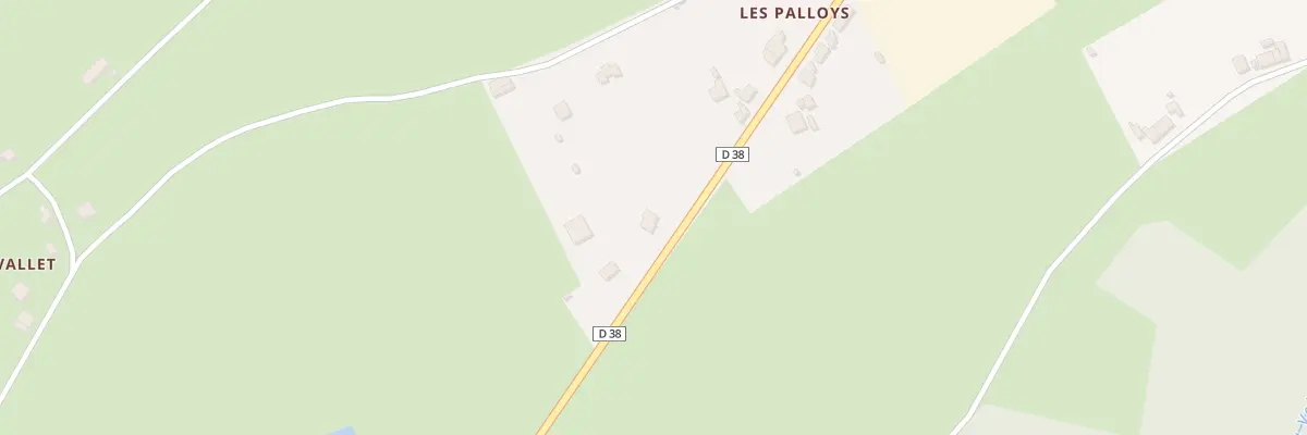Plan du 1 Les Palloys à Doyet