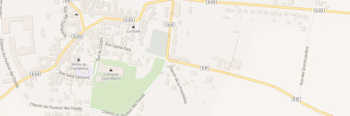 Plan du 6 Rue Sarrazin Desmaraise à Champeaux