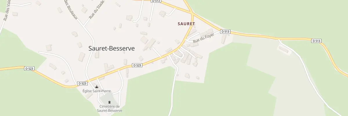Plan du 5063 Sauret à Sauret-Besserve