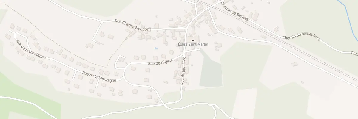 Plan du 154 Rue de l’Eglise à Béthisy-Saint-Martin