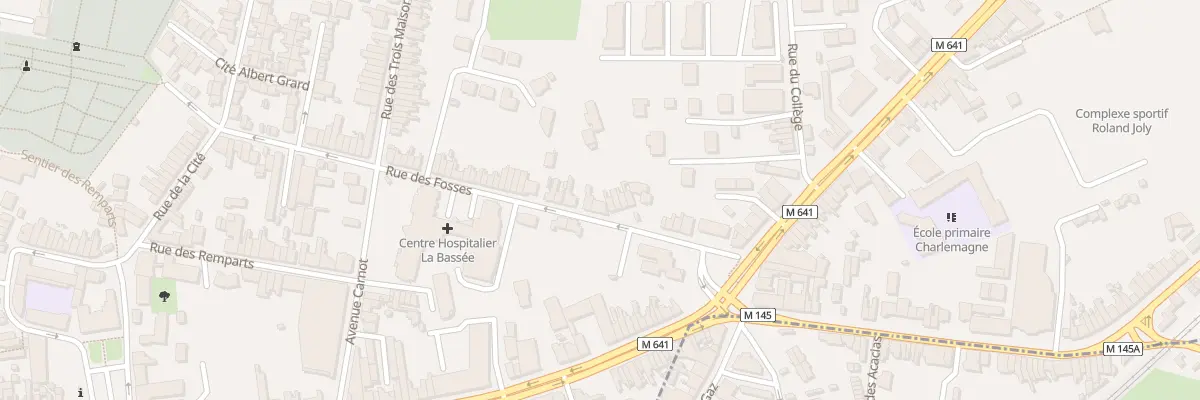 Plan du 69 Rue des Fossés à La Bassée