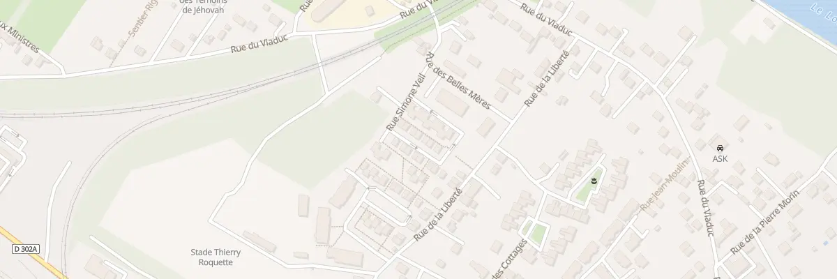 Plan du 7 Rue Simone Veil à Moret-Loing-et-Orvanne