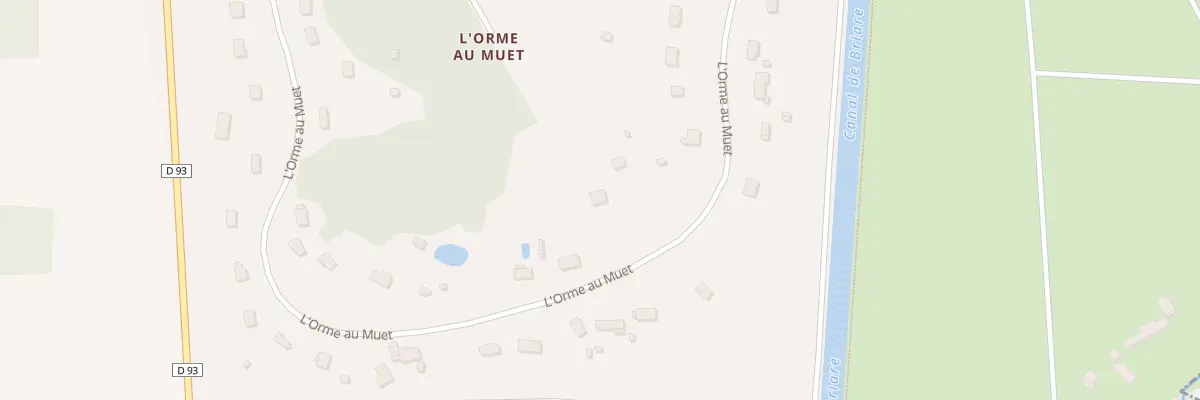 Plan du 5464 L’Orme au Muet à Montcresson