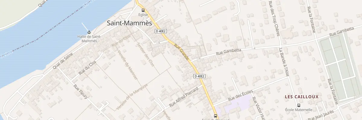 Plan du 38B Rue Grande à Saint-Mammès