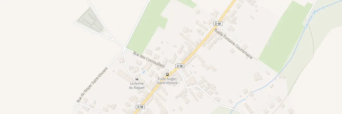 Plan du 1 Rue Rambure à Auger-Saint-Vincent