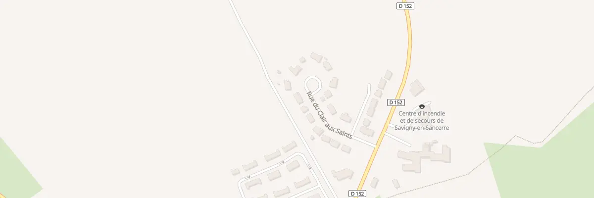 Plan du 7 Rue du Clair aux Saints à Savigny-en-Sancerre
