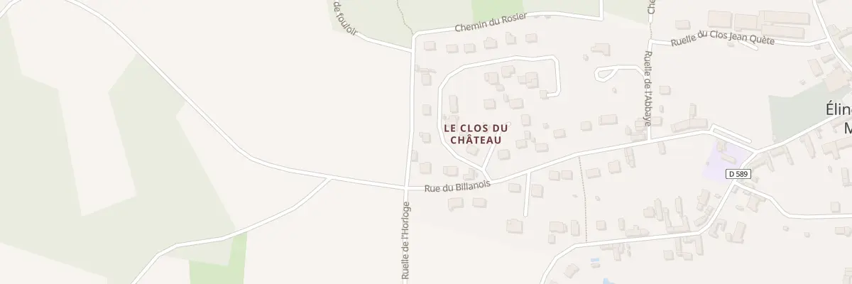 Plan du 6 Rue du Clos du Chateau à Élincourt-Sainte-Marguerite