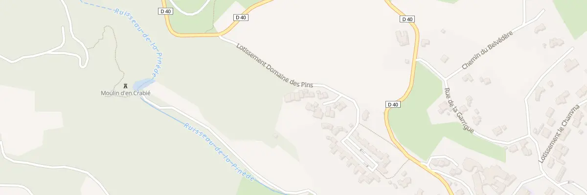 Plan du 8B Rte d’Albas à Durban-Corbières