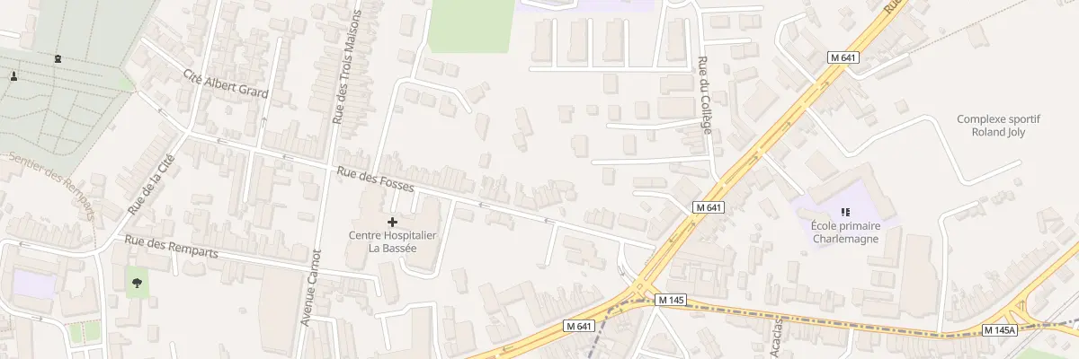 Plan du 73 Rue des Fossés à La Bassée