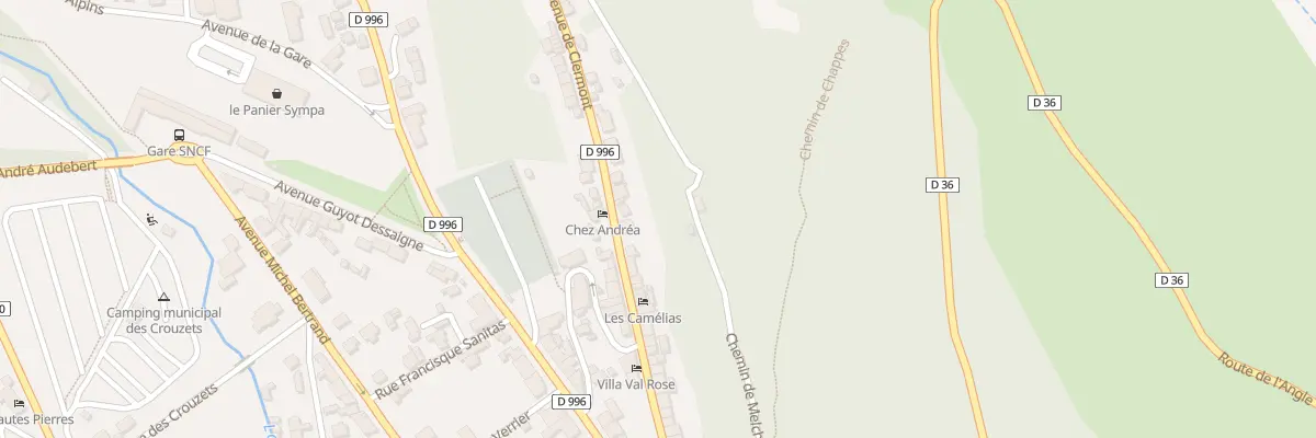 Plan du 16 Av de Clermont à Mont-Dore