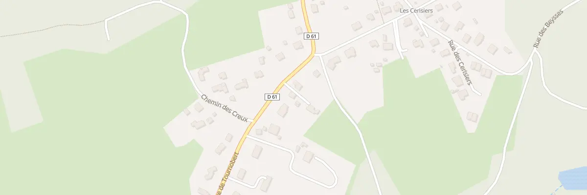 Plan du 29 Rue de la Chartreuse aux Ancizes-Comps