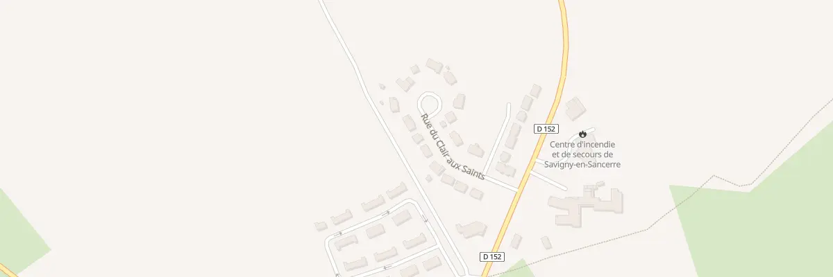 Plan du 6 Rue du Clair aux Saints à Savigny-en-Sancerre